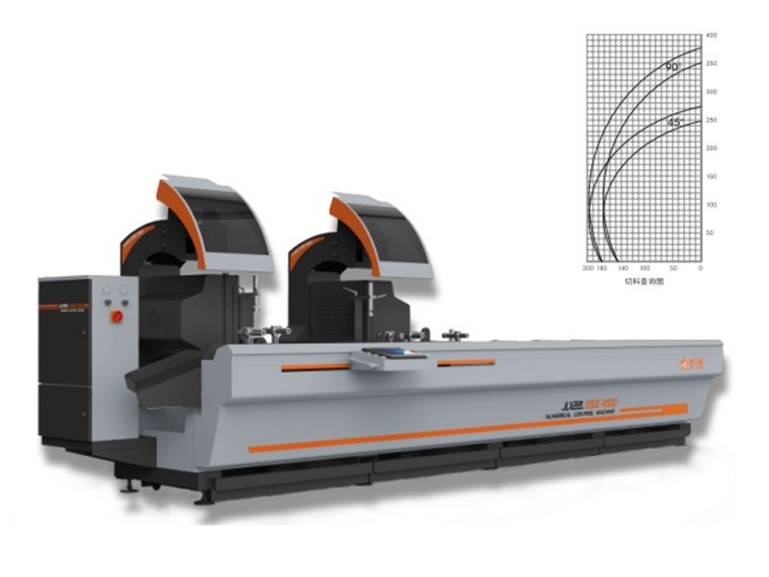 數控外擺雙頭鋸 JLX22L-550C-4500